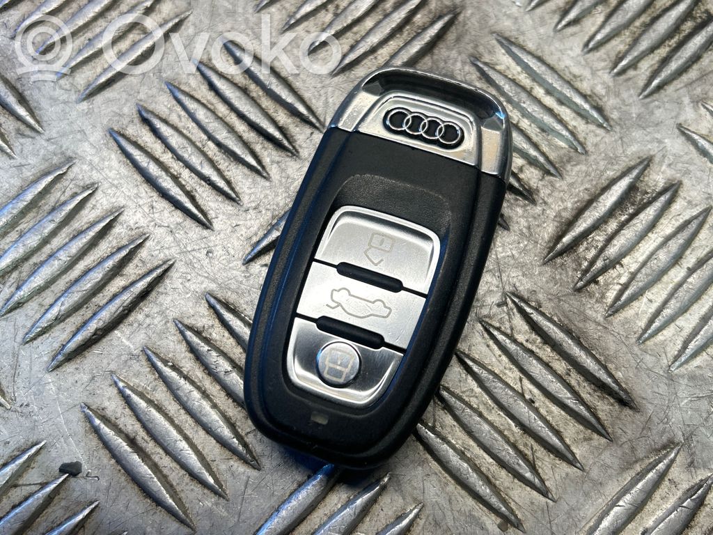 Audi A4 S4 B8 8K Klucz / Karta zapłonu 