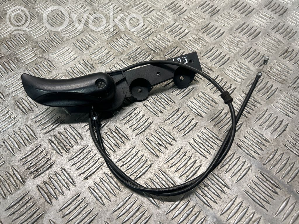 BMW 5 E60 E61 Engine bonnet (hood) release handle 