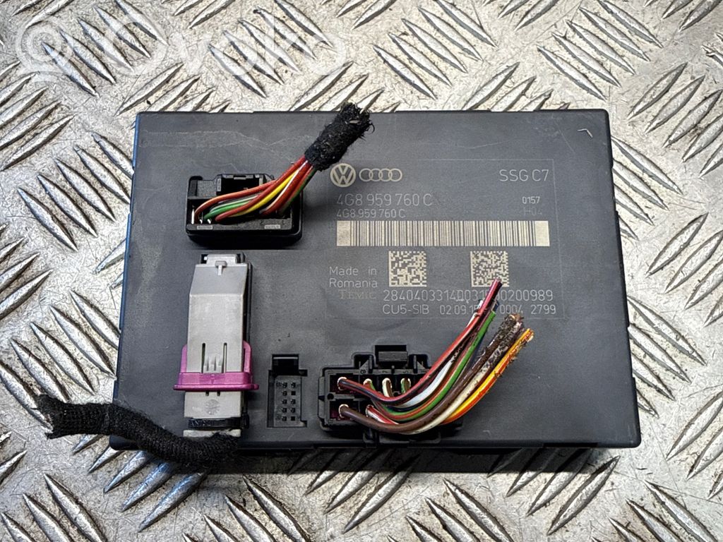 Module de commande de siège   4G8959760C