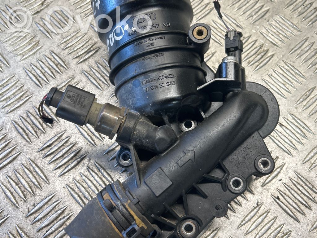 Audi A6 S6 C7 4G Oil filter mounting bracket 