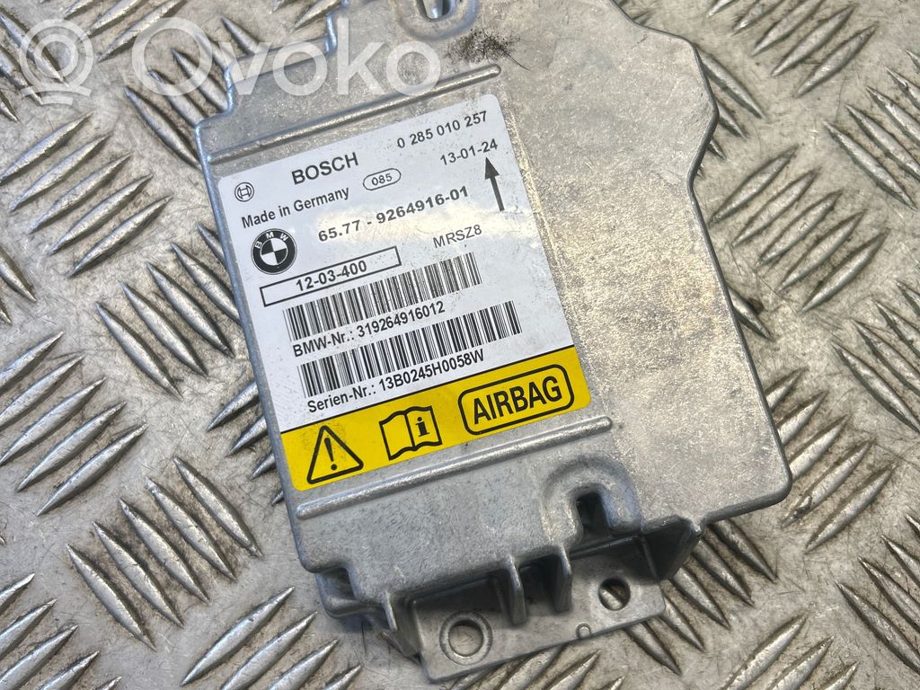 BMW 3 E92 E93 Unidad de control/módulo del Airbag 