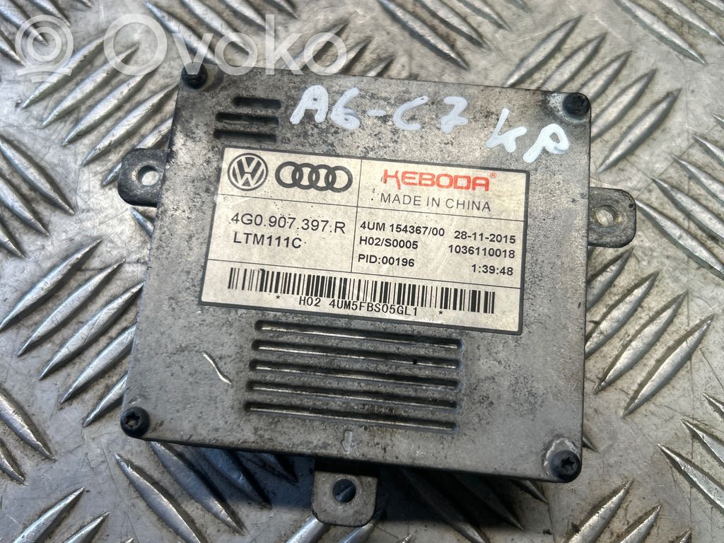 Audi A6 S6 C7 4G Vorschaltgerät Steuergerät Xenon Scheinwerfer 