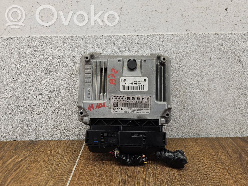 Engine control unit/module   0281017835,03L906018MN,03L906018DN