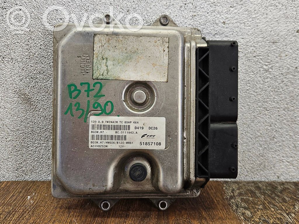 Fiat Panda III Engine control unit/module 