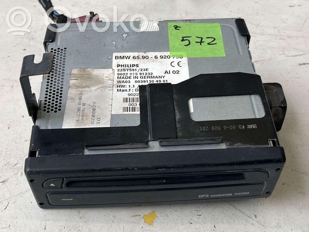BMW 3 E46 Unité de navigation Lecteur CD / DVD 