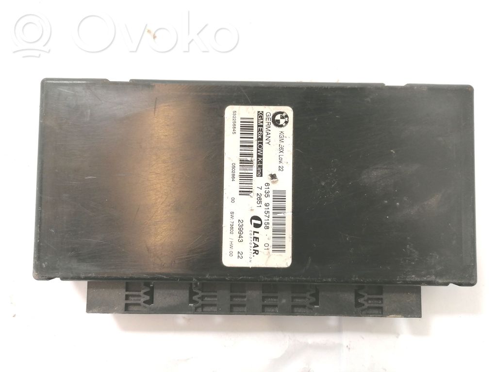 BMW 5 E60 E61 Komforto modulis 