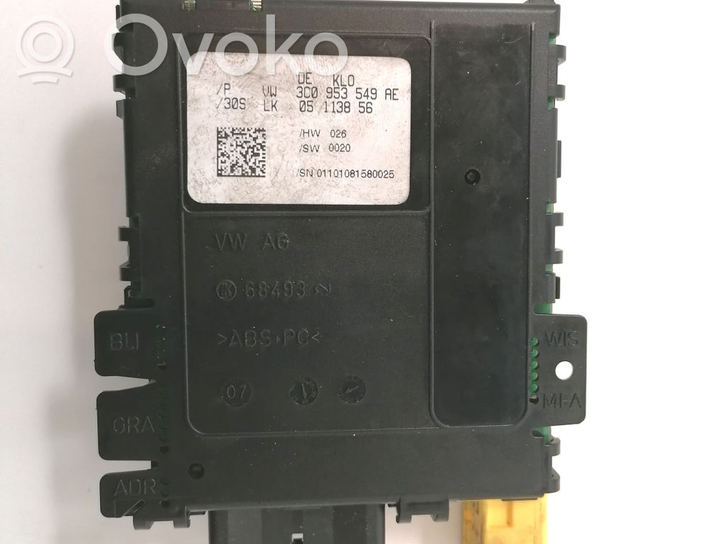 Volkswagen PASSAT B6 Steering angle sensor 
