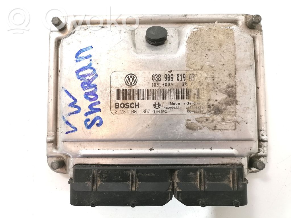 Volkswagen Sharan Engine control unit/module 