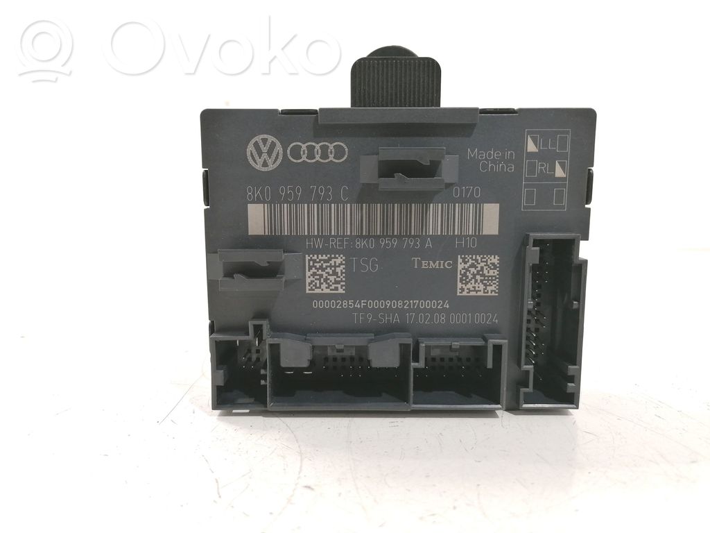 Audi A4 S4 B8 8K Door control unit/module 