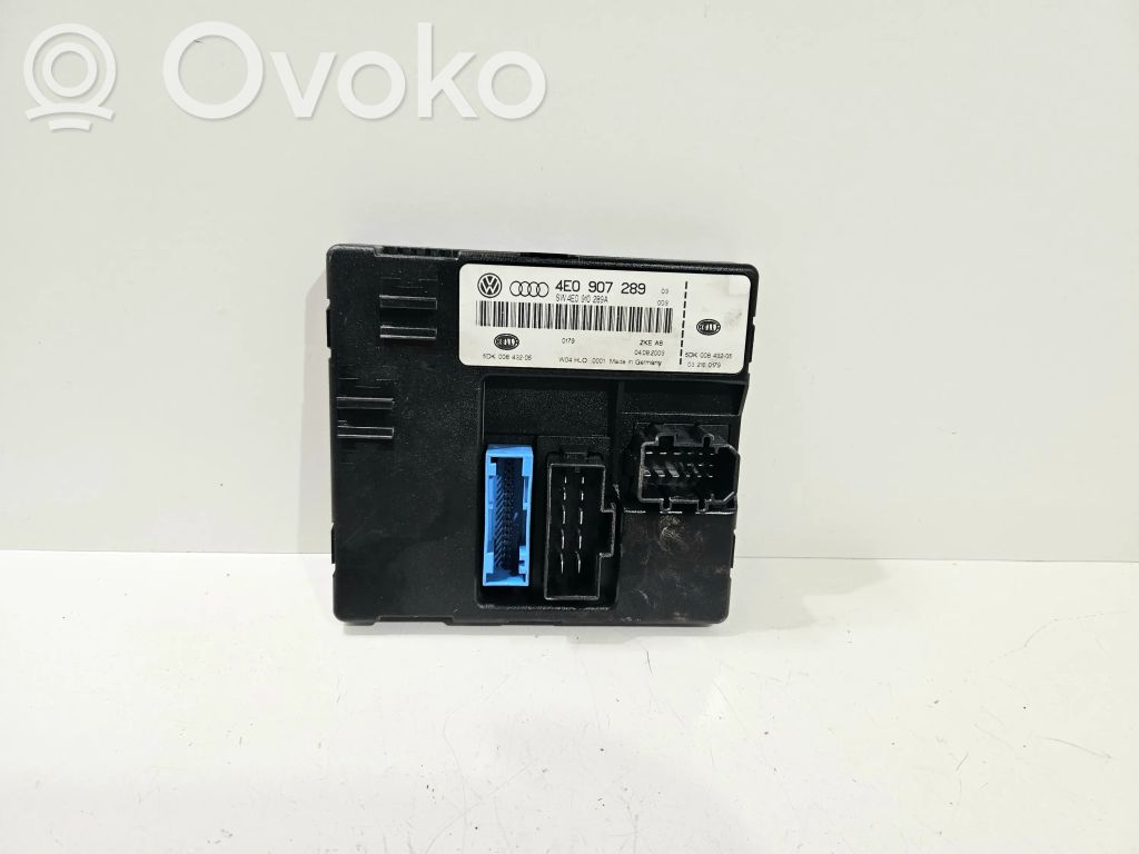 Audi A8 S8 D3 4E Komforto modulis 