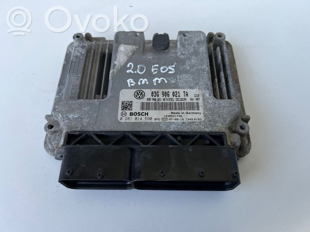 Volkswagen Eos Engine control unit/module 