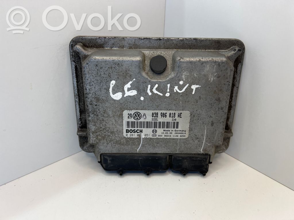 Engine control unit/module   038906018AE,028100851
