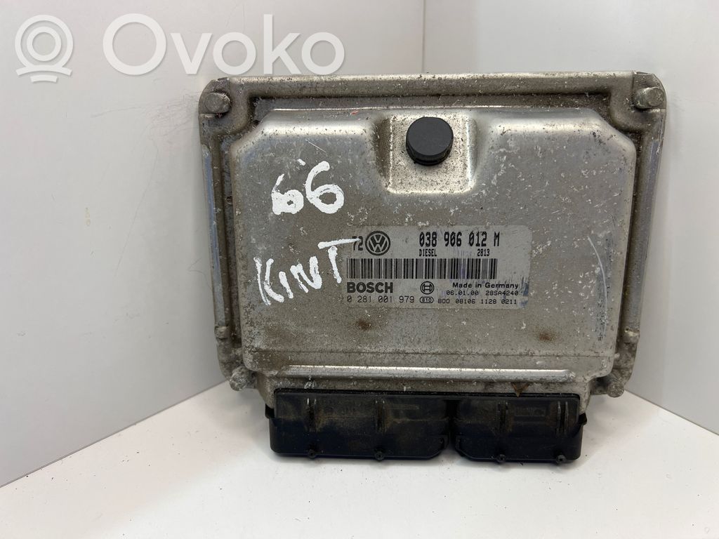 Engine control unit/module   038906012M,0281001979,28SA4240