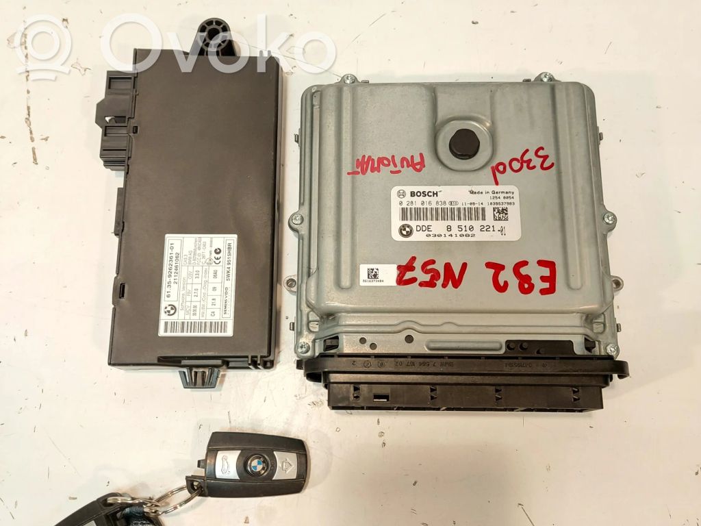 Engine ECU kit and lock set   8510221