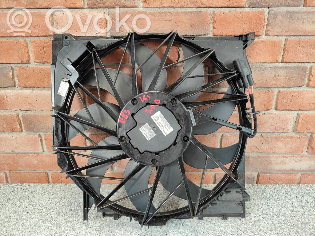 BMW X3 E83 Radiator cooling fan shroud 