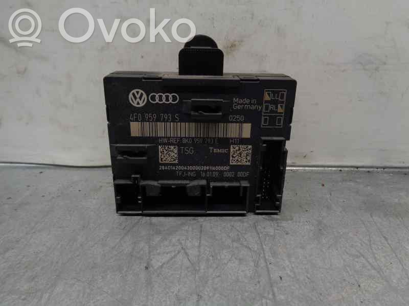 Audi A6 S6 C6 4F Vartų valdymo modulis 