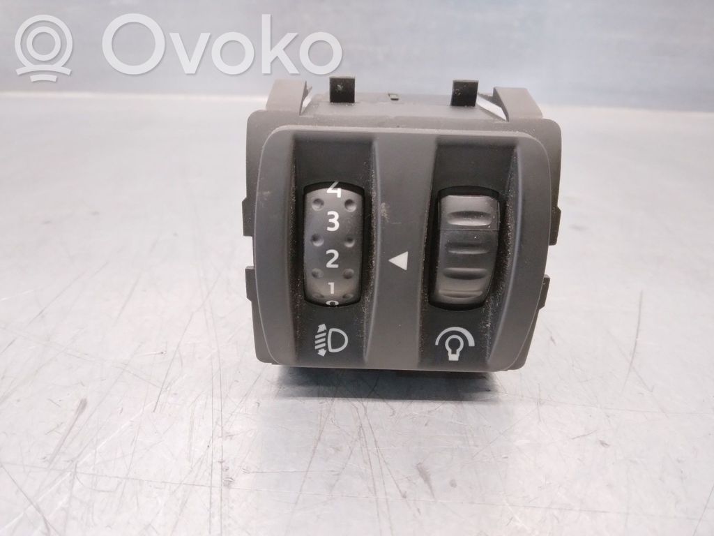 Renault Clio IV Interruptor de control del panel de luces 