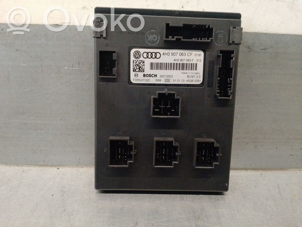 Other control units/modules   4H0907063CF,F005V01325,BOSCH