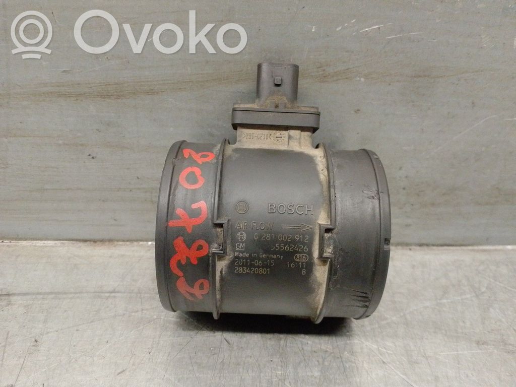BMW 1 E81 E87 Mass air flow meter 
