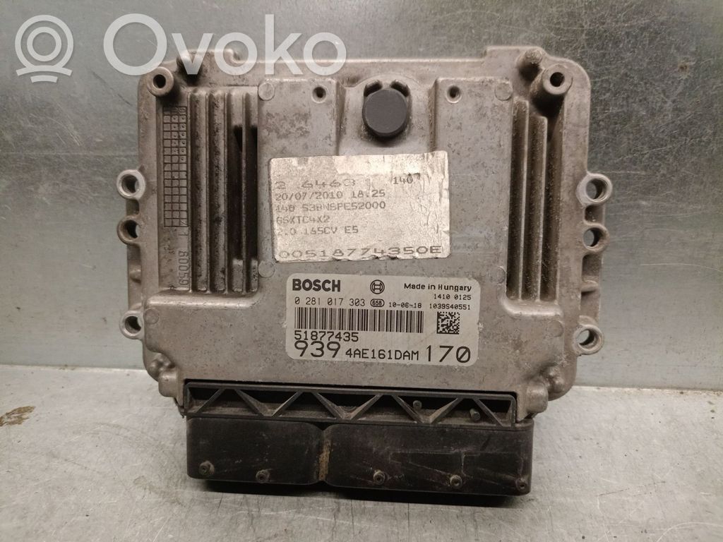 Alfa Romeo 159 Engine control unit/module 