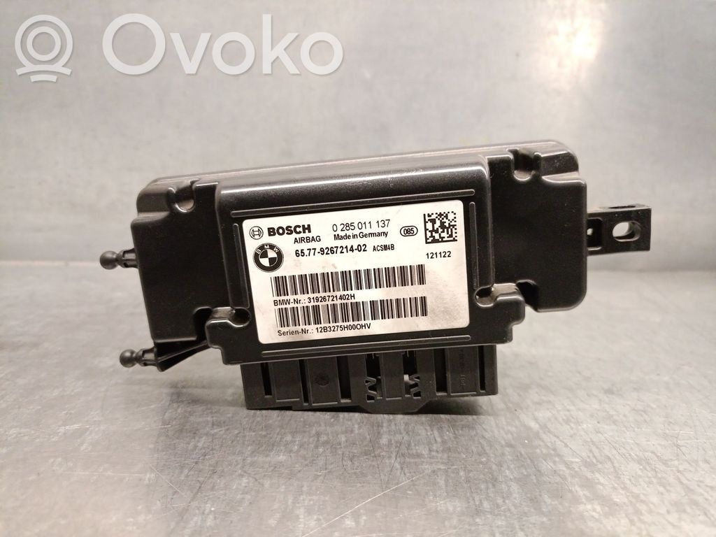 BMW 3 E92 E93 Unitate/modul de comandă airbaguri 