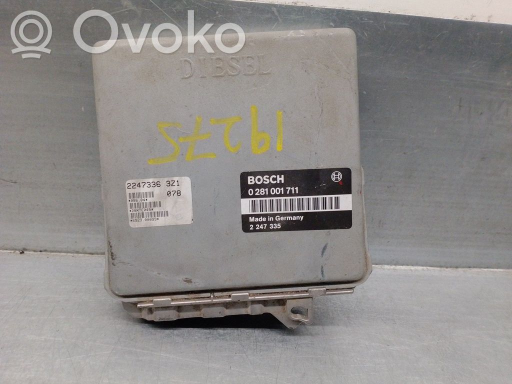 Unidad de control/módulo del motor   2247336,0281001711,BOSH