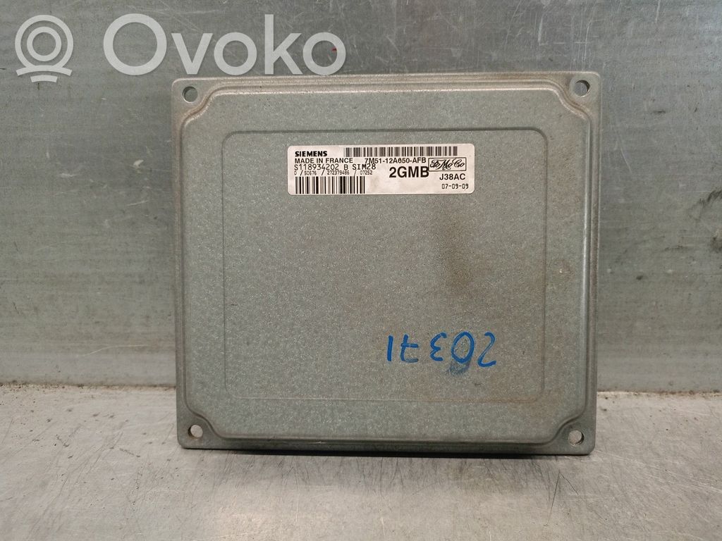Motorsteuergerät/-modul   7M5112A650AFB,S118934202B,SIEMENS
