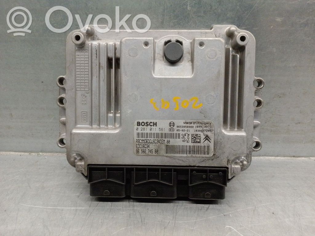 Centralina/modulo del motore   9658274580,0281011561,BOSCH