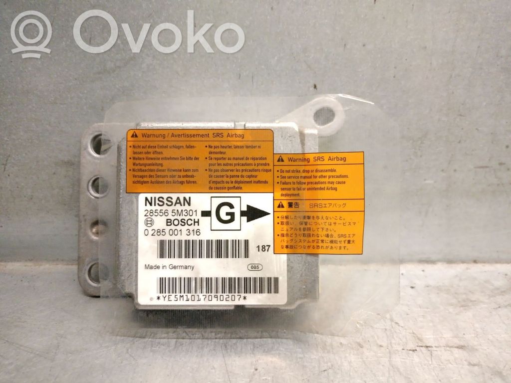 Nissan Almera N16 Module de contrôle airbag 