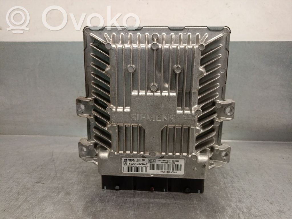 Unidad de control/módulo del motor   9658198080,5WS40379ATSIEMENS