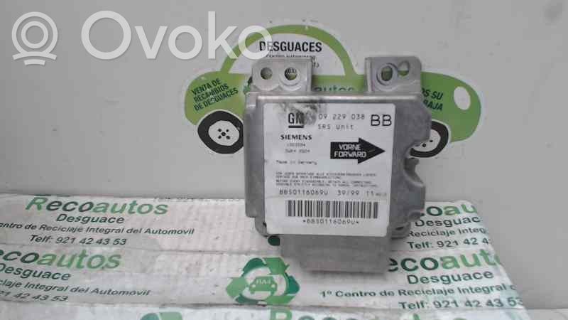Opel Corsa B Centralina/modulo airbag 