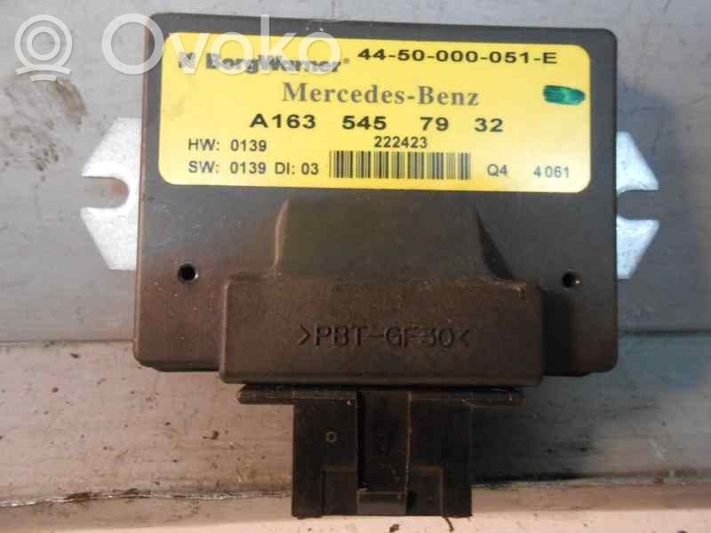 Mercedes-Benz ML W163 Unitate/modul de control motor 