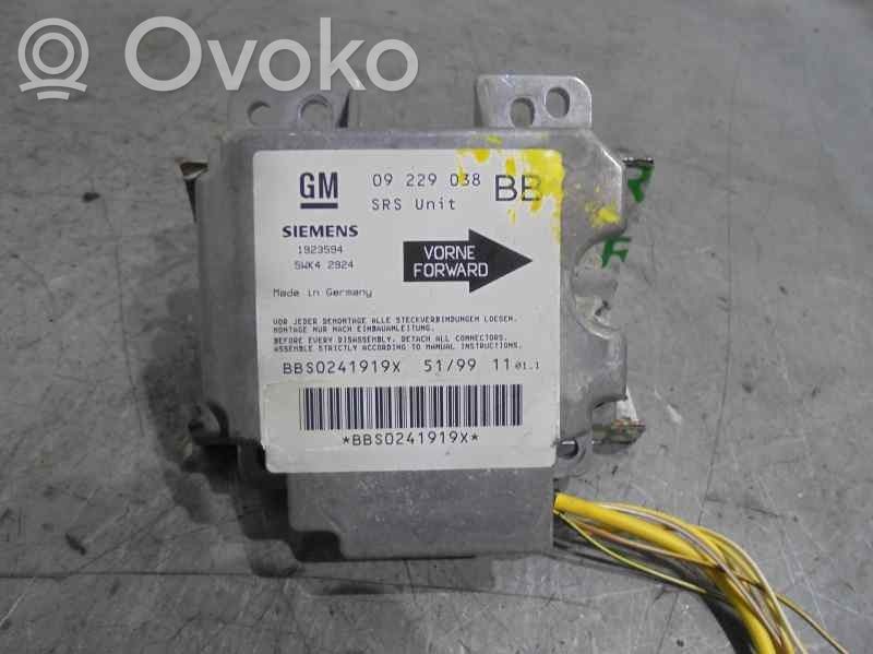 Opel Corsa B Airbag control unit/module 