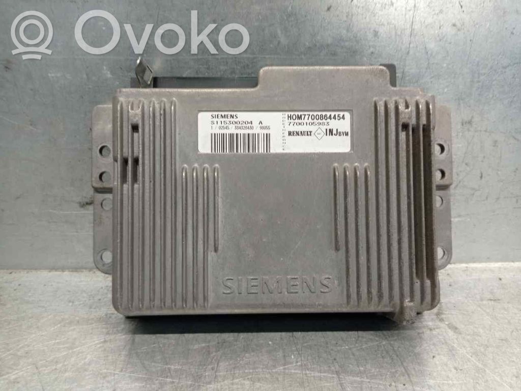 Engine control unit/module   7700864454,S115300204A,SIEMENS
