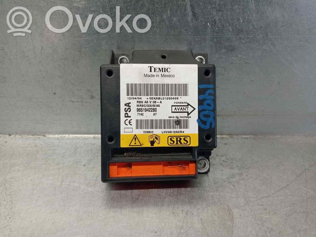 Citroen C2 Unitate/modul de comandă airbaguri 