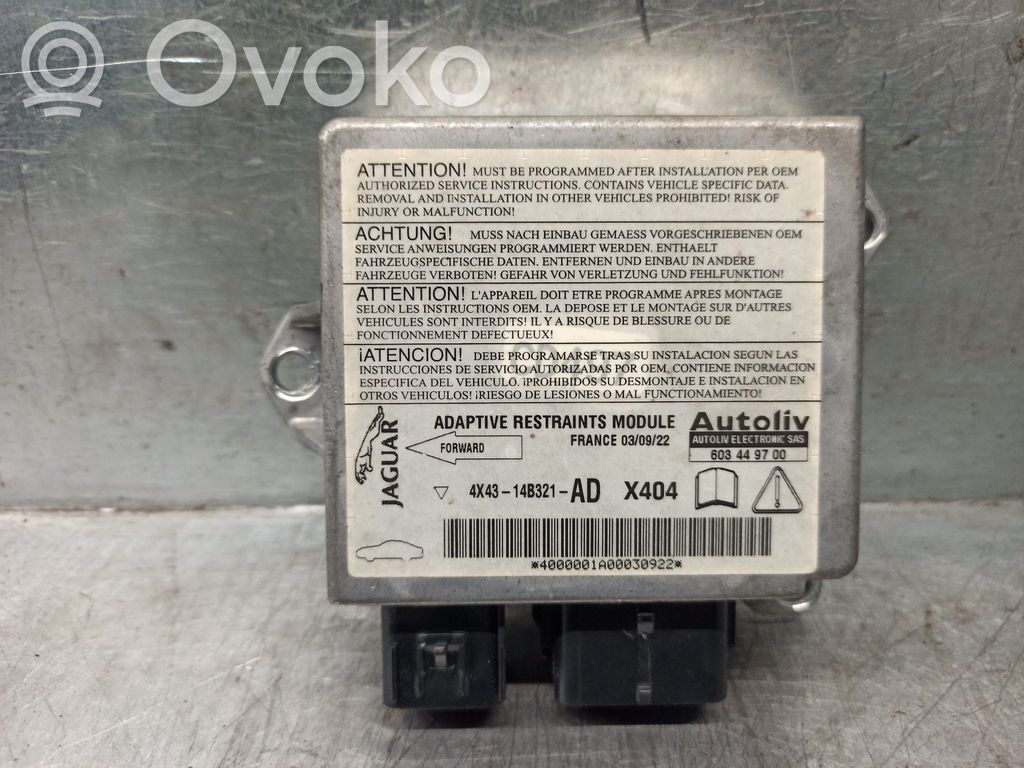Jaguar X-Type Airbag control unit/module 
