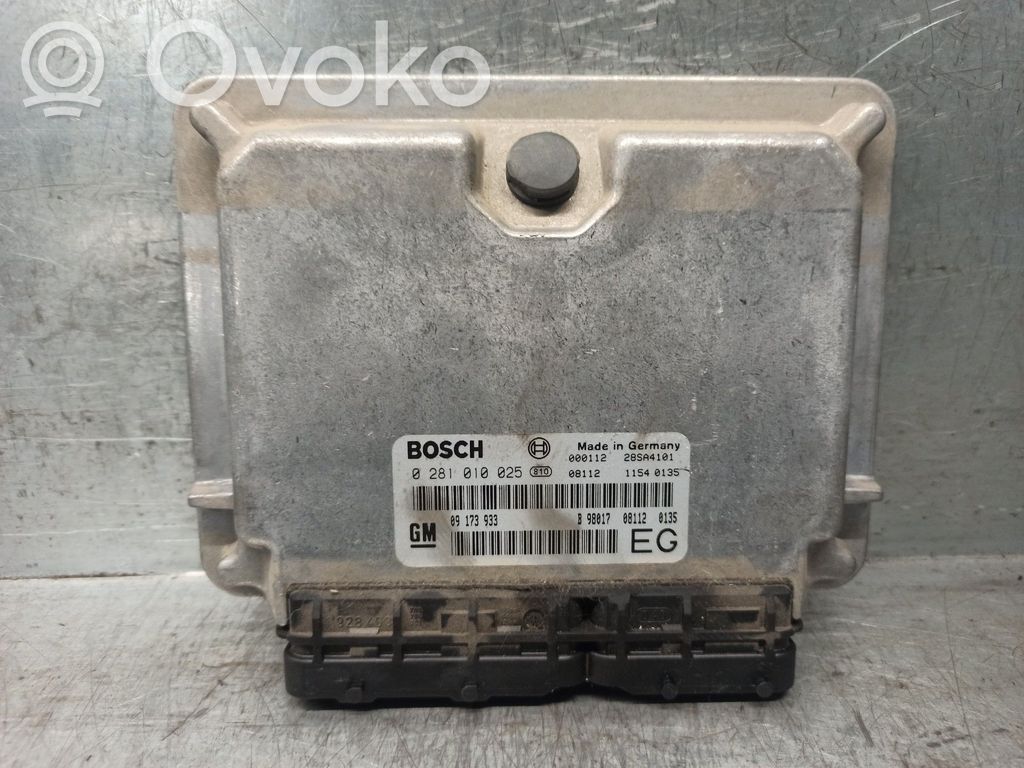Engine control unit/module   09173933,0281010025,BOSCH