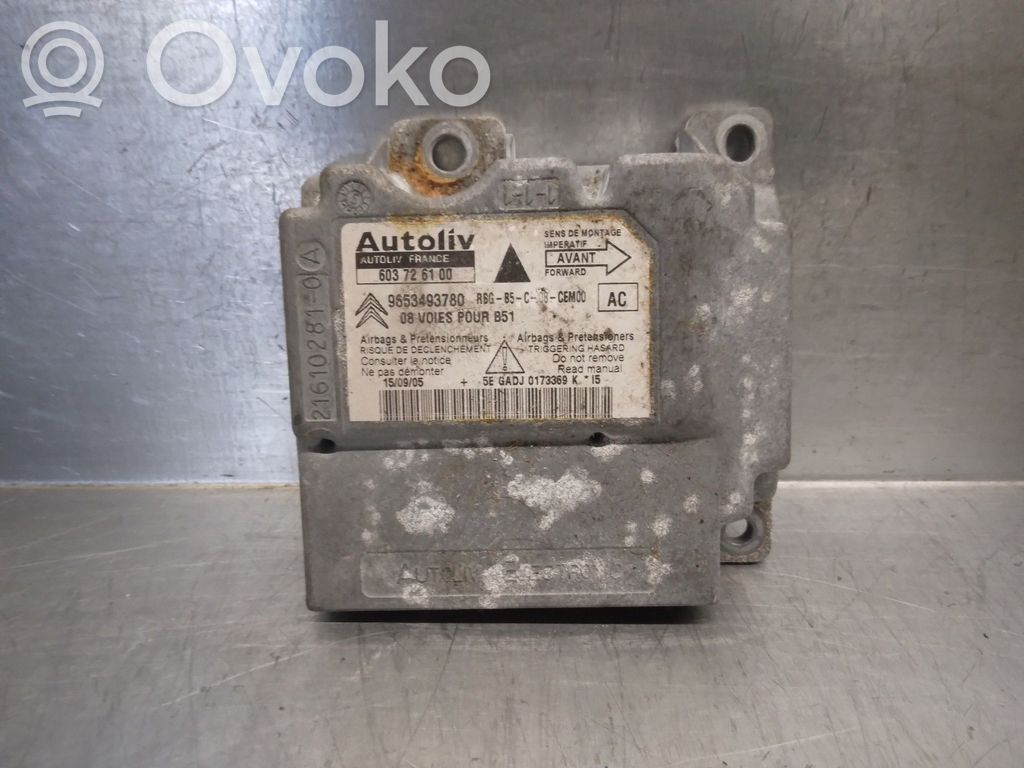 Citroen C4 I Unitate/modul de comandă airbaguri 