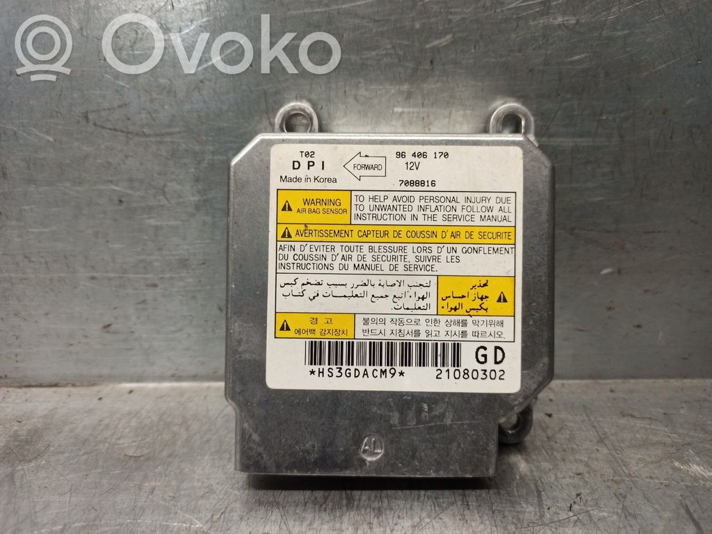 Daewoo Kalos Airbag control unit/module 