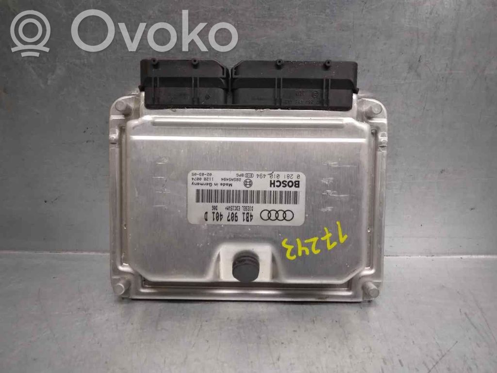 Unitate/modul de control motor   4B1907401D,0281010494,BOSCH
