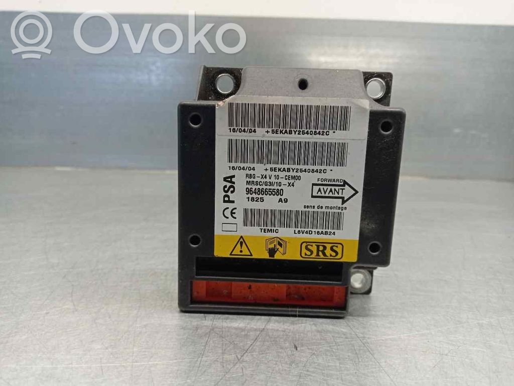 Airbag control unit/module   9648665580,66V4D16AB24,TEMIC