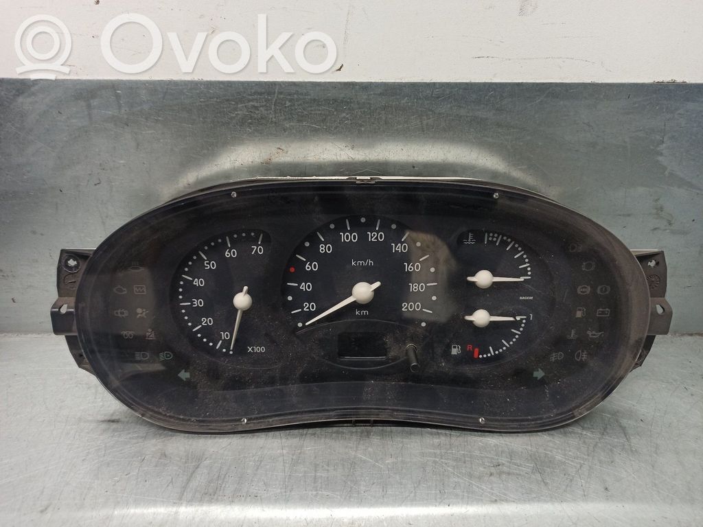 Renault Clio II Speedometer (instrument cluster) 
