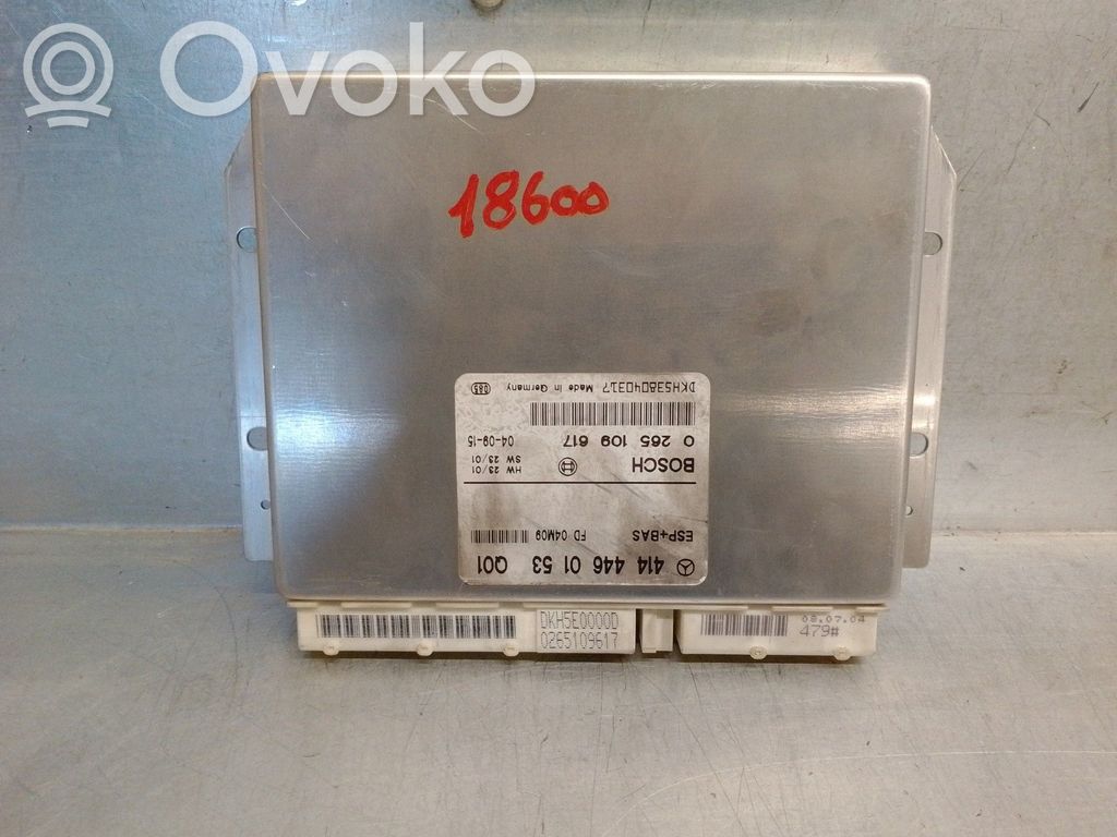 Mercedes-Benz Vaneo W414 Unitate/modul de comandă airbaguri 
