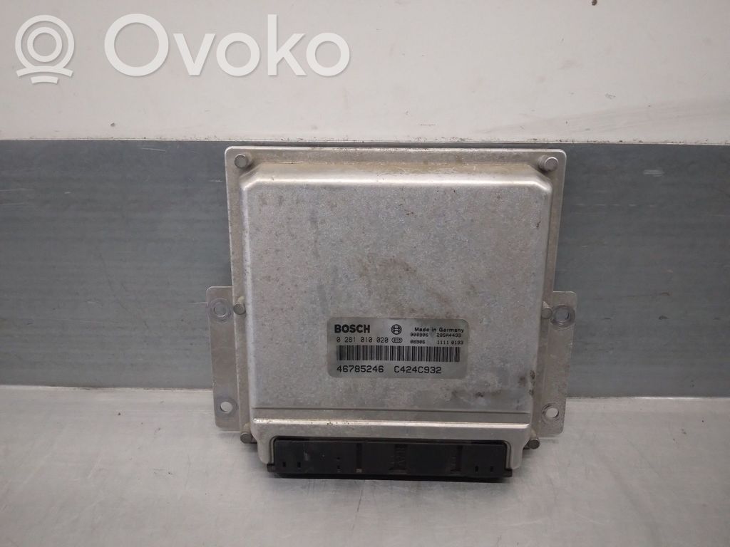 Engine control unit/module   46785246,0281010020,BOSCH