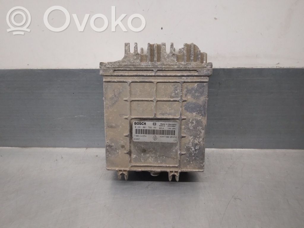 Engine control unit/module   7700114354,0281001766,BOSCH