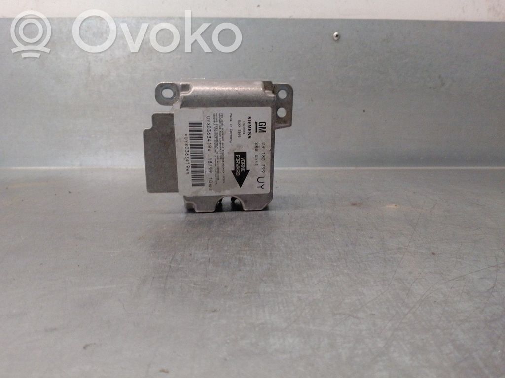 Unidad de control/módulo del Airbag   09180799,5WK42905,SIEMENS