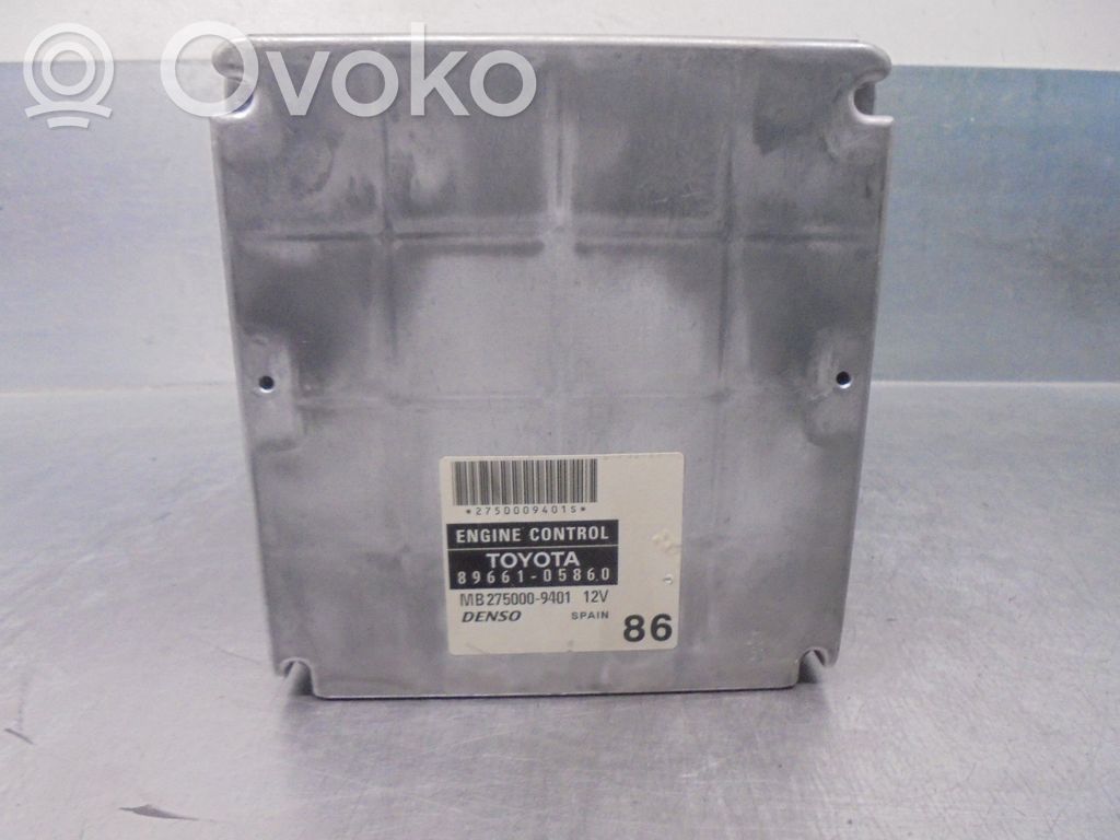 Toyota Avensis T250 Sterownik / Moduł ECU 