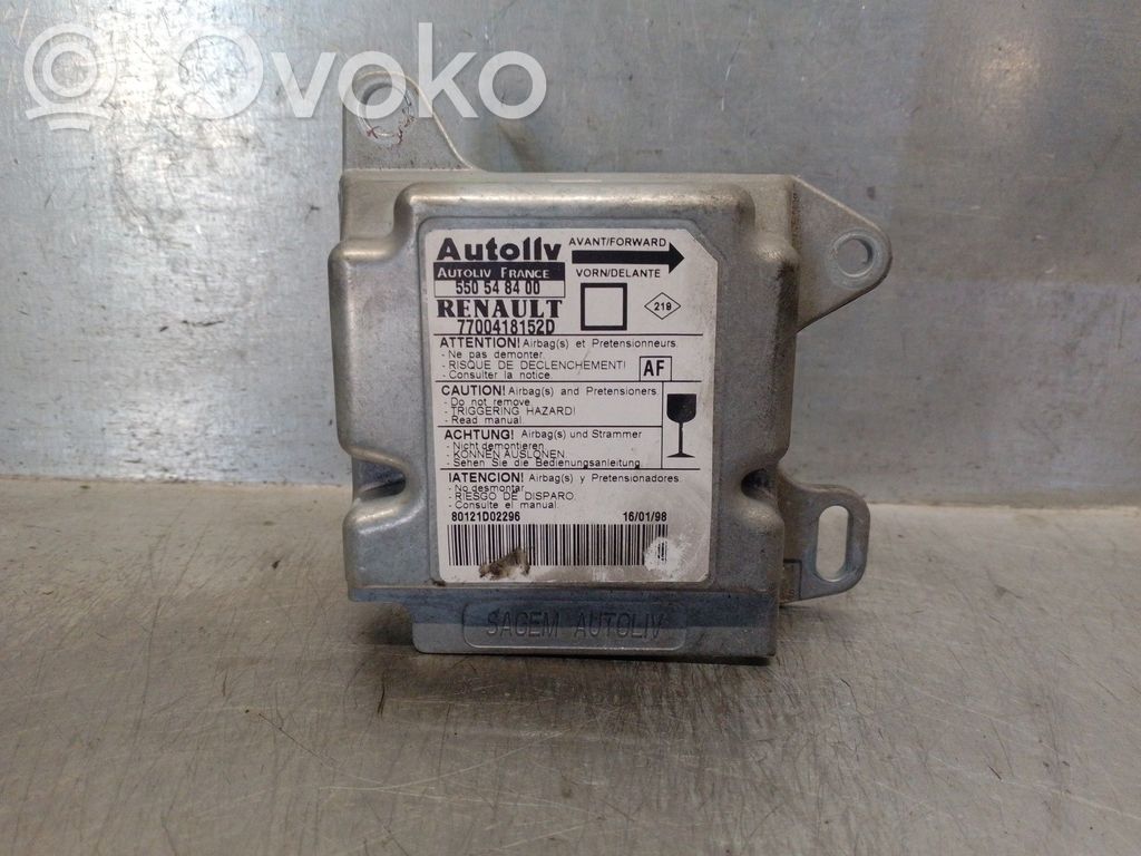 Renault Megane I Airbag control unit/module 