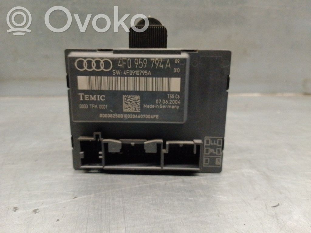 Audi A6 S6 C6 4F Unité de commande portail 