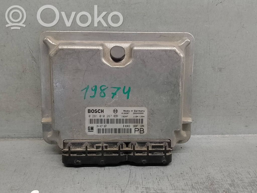 Sterownik / Moduł ECU   24417167,0281010267,BOSCH